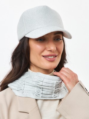 Уникальный комплект с металлизированным эффектом цвет серебряный ДК-701