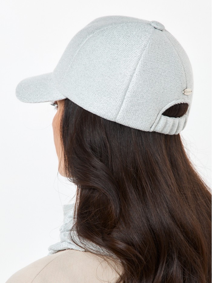 Уникальный комплект с металлизированным эффектом цвет серебряный ДК-701