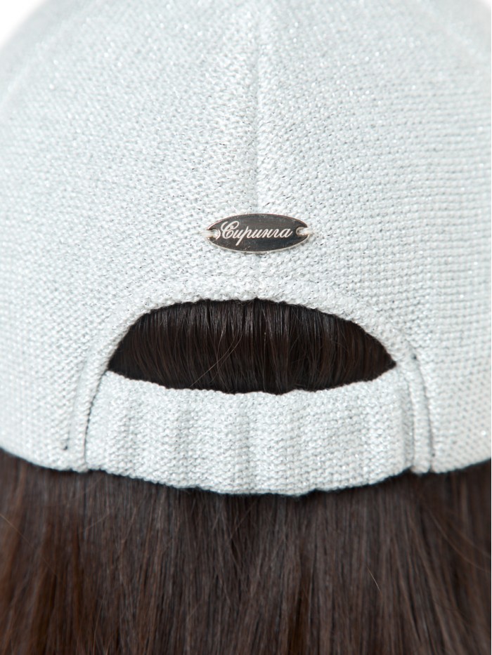 Уникальный комплект с металлизированным эффектом цвет серебряный ДК-701