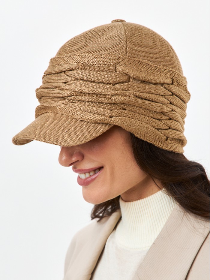 Уникальный комплект с металлизированным эффектом цвет золотой ДК-701