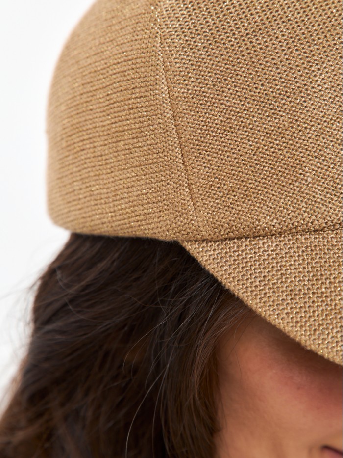 Уникальный комплект с металлизированным эффектом цвет золотой ДК-701