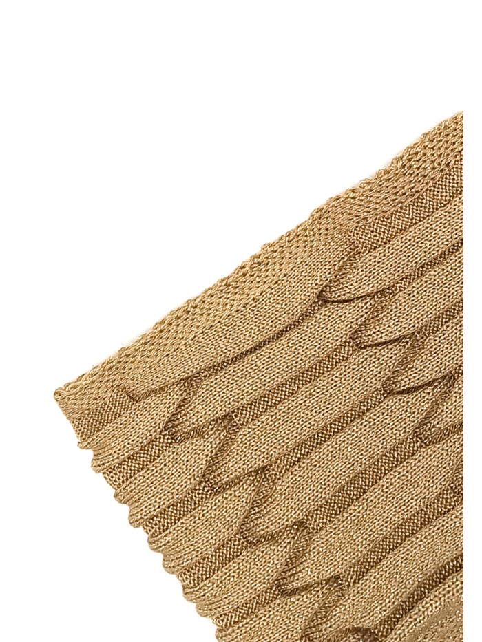 Уникальный комплект с металлизированным эффектом цвет золотой ДК-701