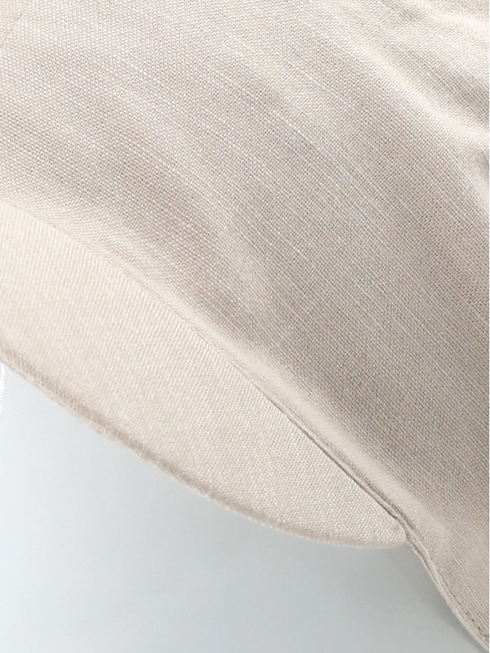 Летняя косынка из эко-льна цвет какао Л-274К2Б