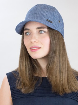 Джинсовая бейсболка цвет светло-джинсовый Л-339Д