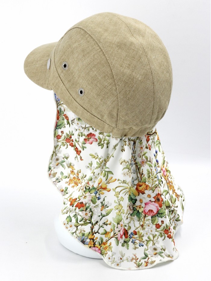 Оригинальная бейсболка с шелковой защитой песочного цвета Л-414/1А