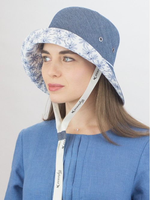 Комбинированная шляпка цве...