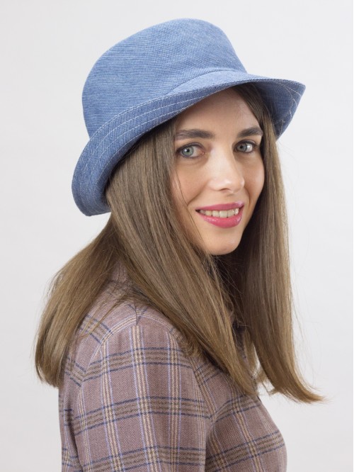 Стильная панама цвет светл...