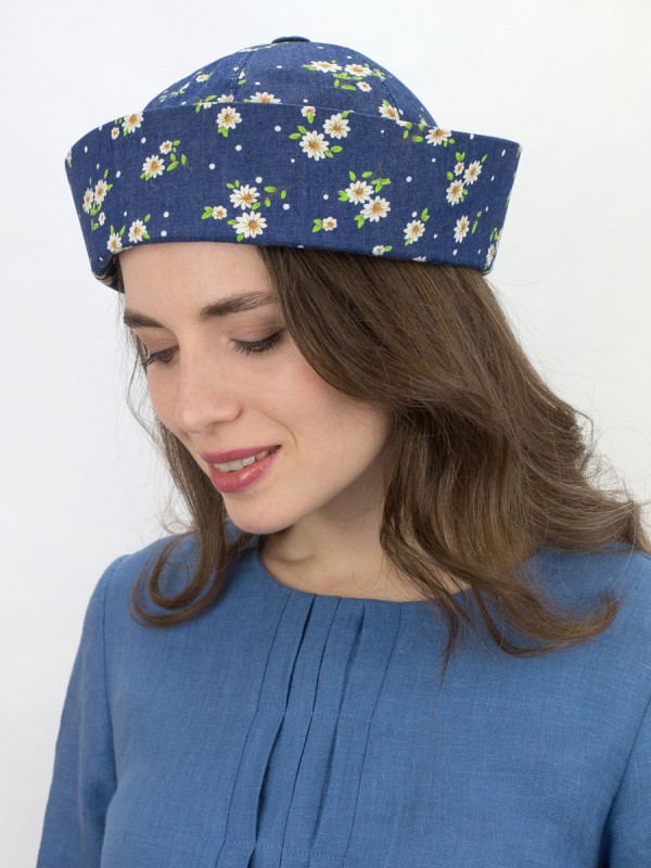 Морячка цвет джинсовый-зеленый Л-569/1