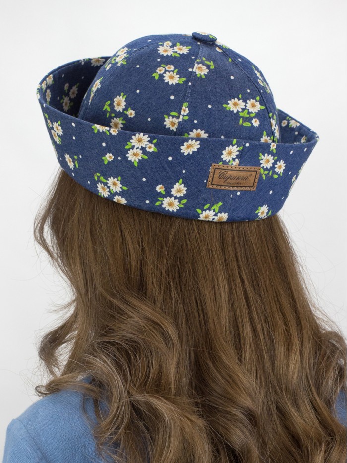 Морячка цвет джинсовый-зеленый Л-569/1