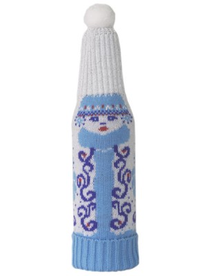 Подарочный чехол на шампанское "Снегурочка" ТД-301