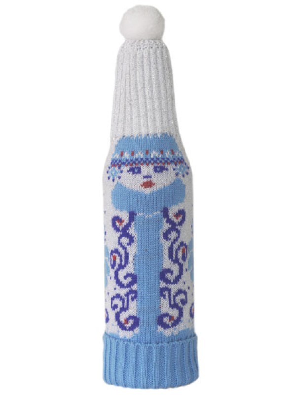 Подарочный чехол на шампанское "Снегурочка" ТД-301