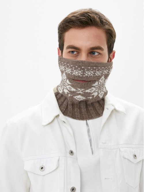 Снуд-балаклава цвет кофейн�...