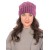 Утепленная шапочка на флисе цвет розово-лавандовый ТД-4721 490р.