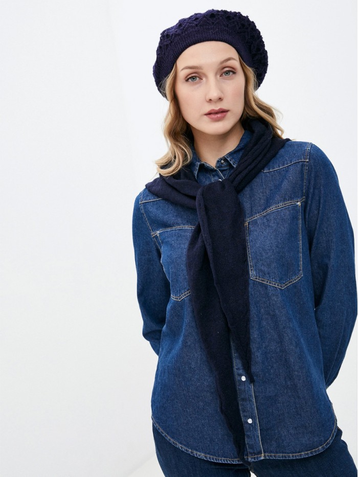 Эффектный бактус цвет темно-синий ТД-453Б