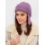 Ушанка двойная с метанитом темно-сиреневого цвета ТД-4901 790р.