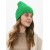 Стильная шапка-бини цвет ярко-зеленый ТД-4951 290р.