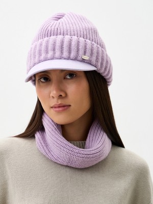 Комплект трикотажный женский сиреневого цвета ТД-501К