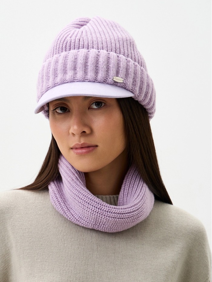 Комплект трикотажный женский сиреневого цвета ТД-501К