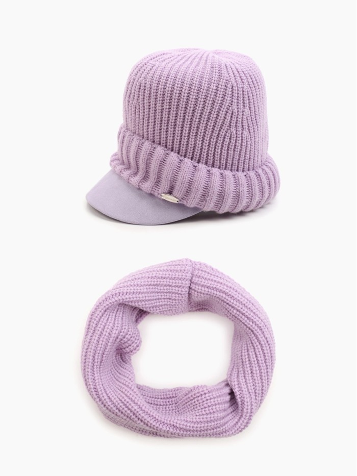 Комплект трикотажный женский сиреневого цвета ТД-501К