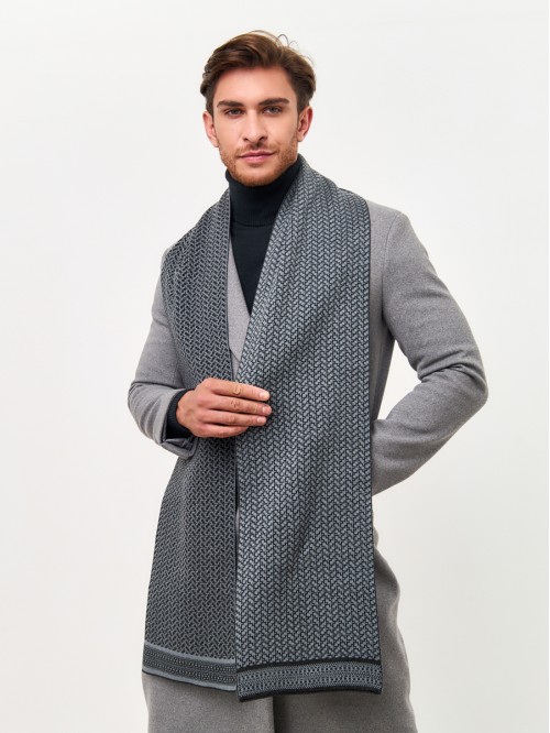 Шарф мужской цвет антрацит�...