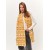 Шарф с орнаментом светло-желтого-горчичного цвета ТД-507А3 990р.