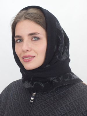 Модная косынка цвет черный ТД-512