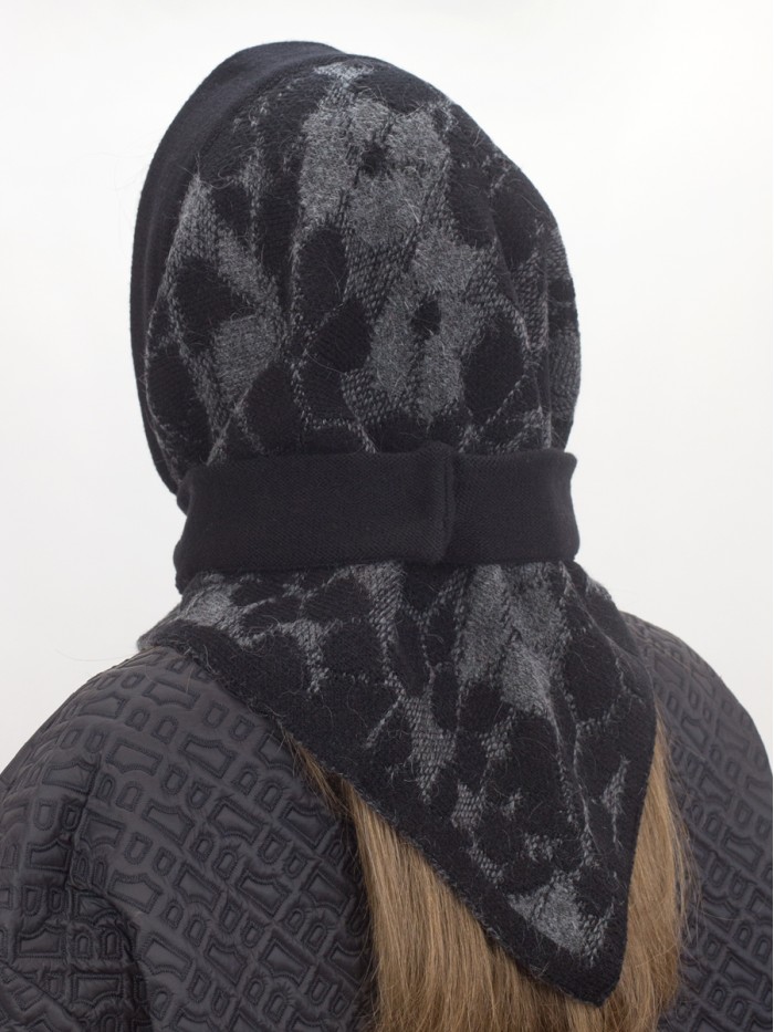 Модная косынка цвет черный ТД-512
