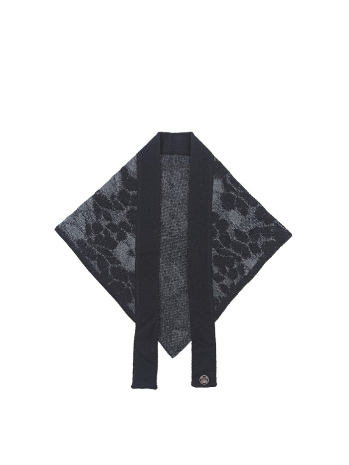 Модная косынка цвет черный ТД-512