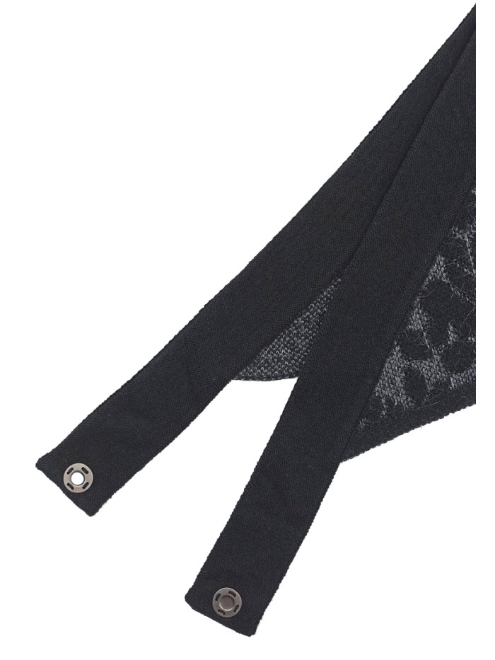 Модная косынка цвет черный ТД-512