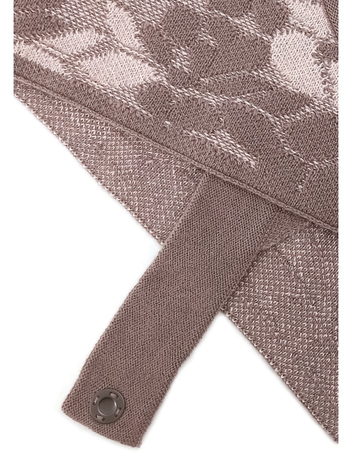 Модная косынка цвет какао ТД-512