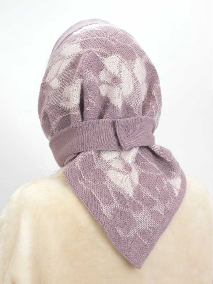 Модная косынка цвет розовый ТД-512