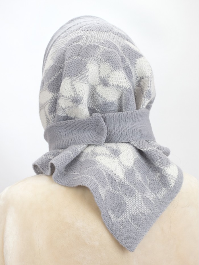 Модная косынка цвет серый ТД-512