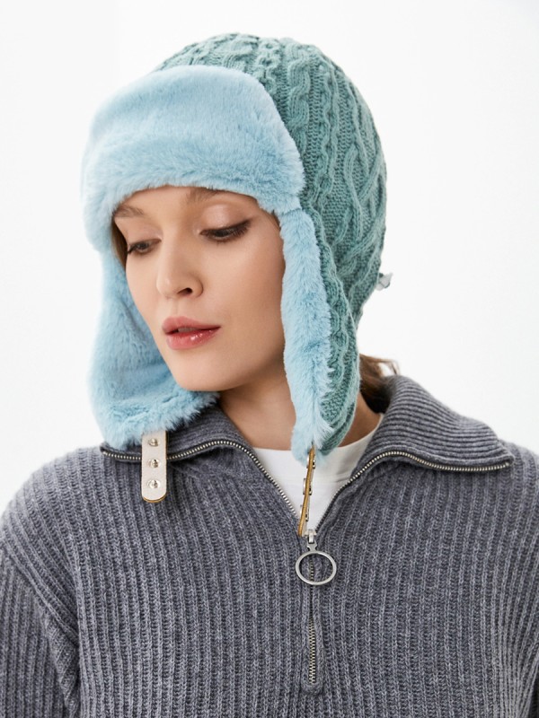 З-298 ментоловый ушанка