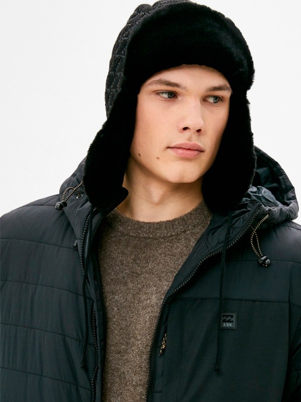 З-300 черный мех черный ушанка