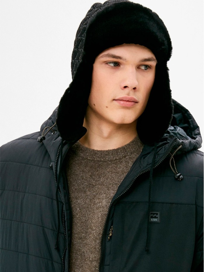 З-300 черный мех черный ушанка