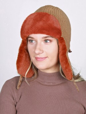 З-306  терракотовый ушанка