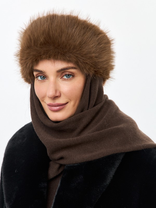 З-818/1 коричневый шапка