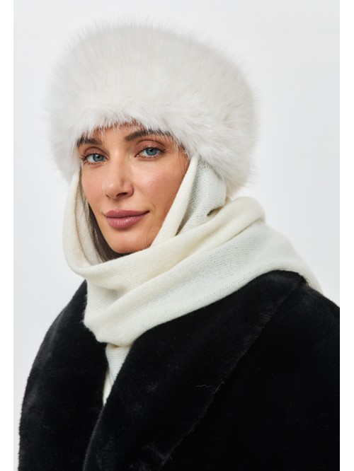 Комбинированная шапочка из...