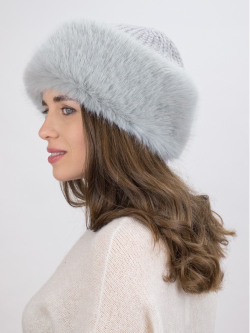 Шапочка из эко меха в "Ру...