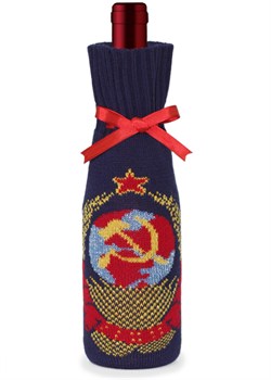 Подарочный чехол на бутылку ТД-414/18 "СССР" Сиринга-стиль